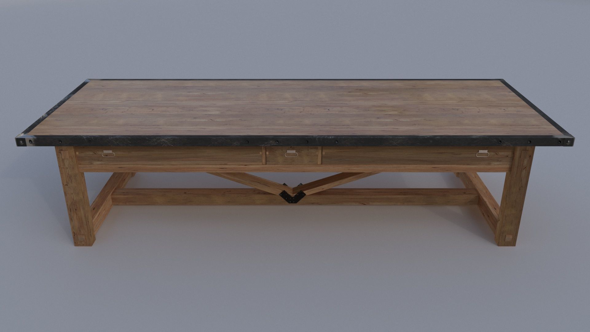 Tablewood 3D model_2