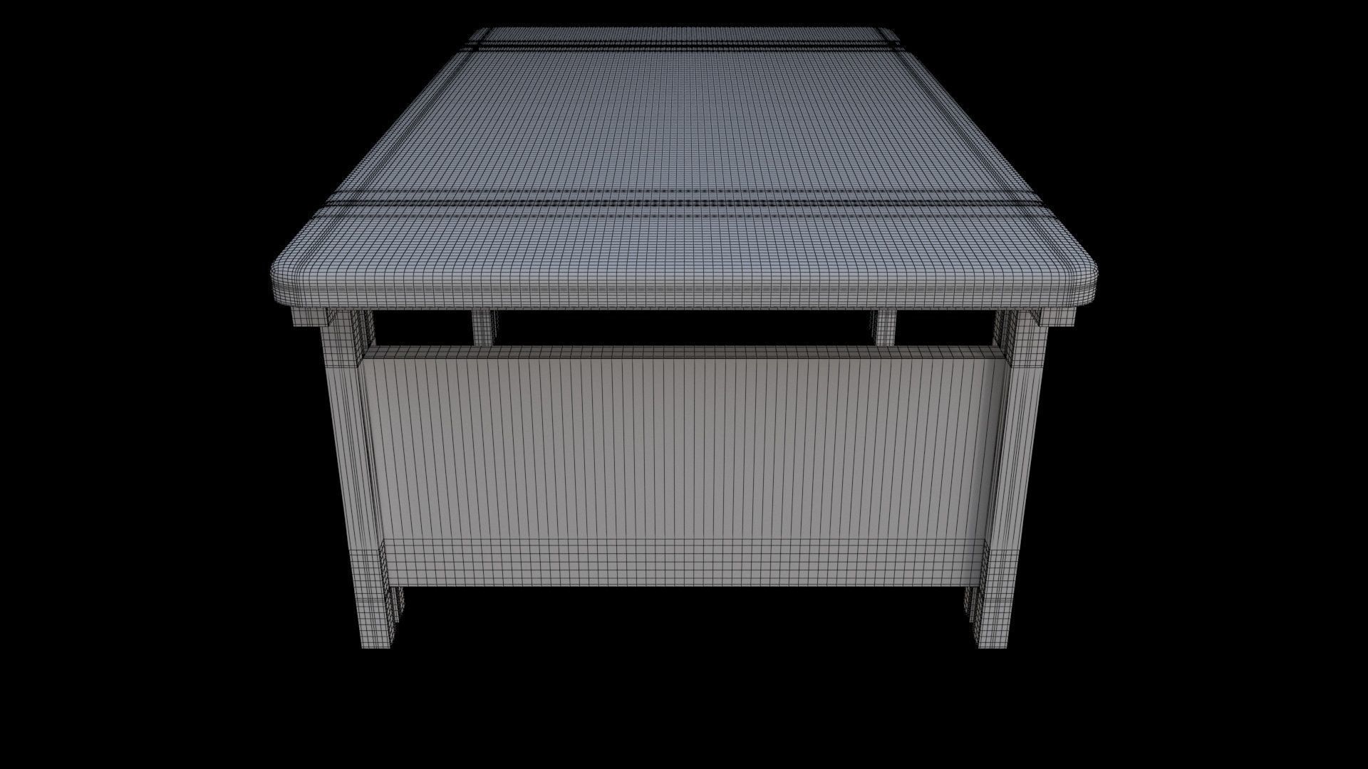 TablewoodB 3D model_7