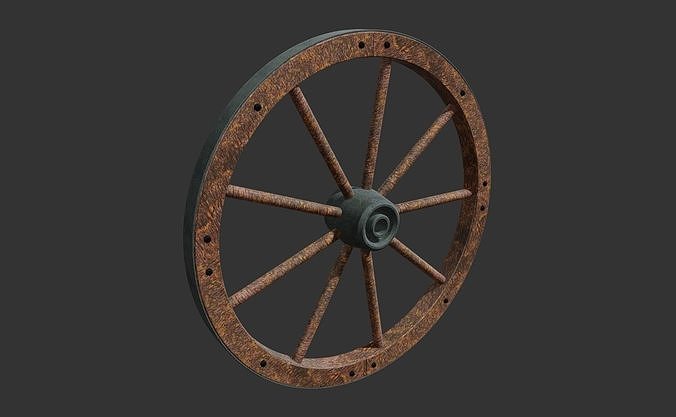 Wagon wheel 3D model