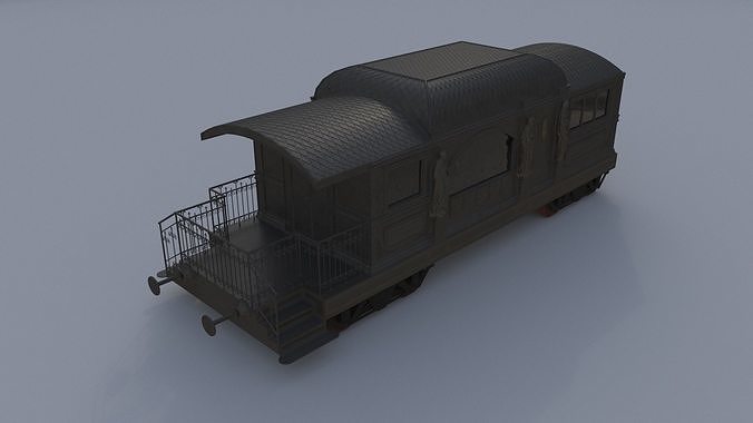 Trainwagoncoachshop 3D model