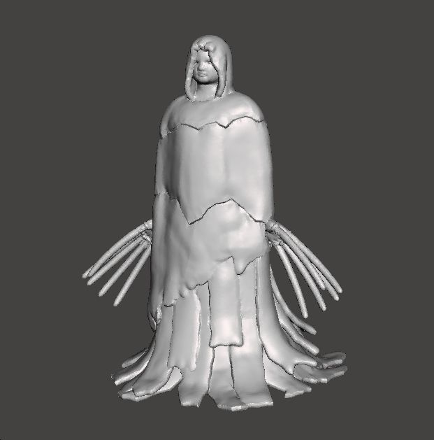 THE ENTITY MONSTER MINIATURE MODEL HORROR FANTASY GAMES RPG DND 3D print model_2