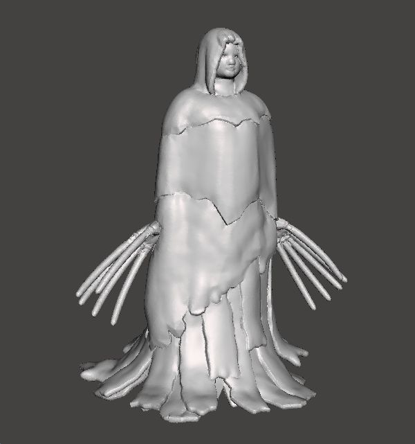 THE ENTITY MONSTER MINIATURE MODEL HORROR FANTASY GAMES RPG DND 3D print model_3