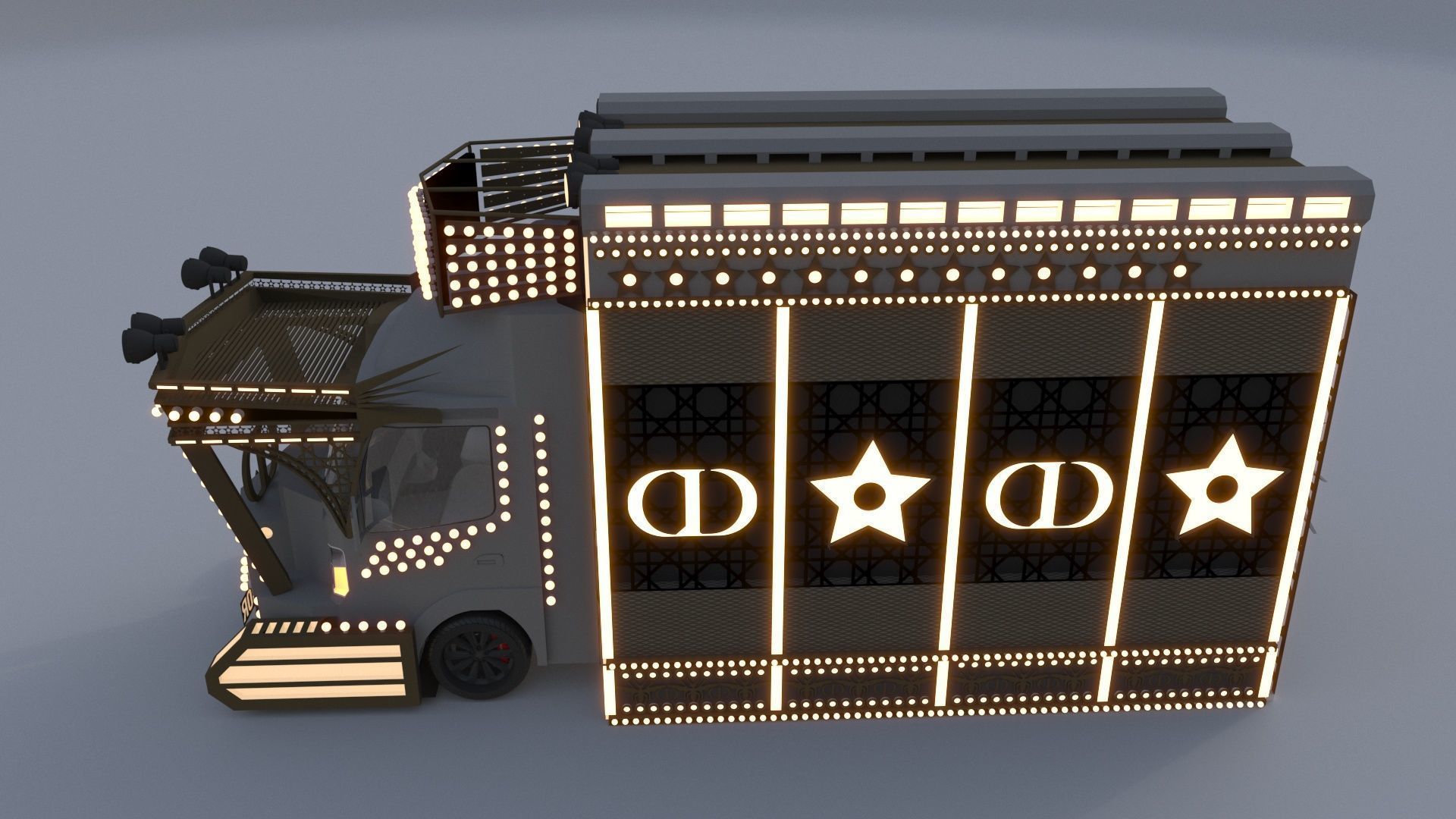 TruckshopDior 3D model_1