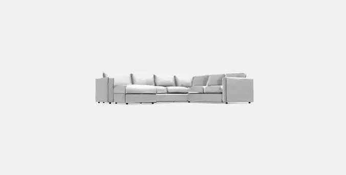 VIMLE Corner sofa 5-seat 8
