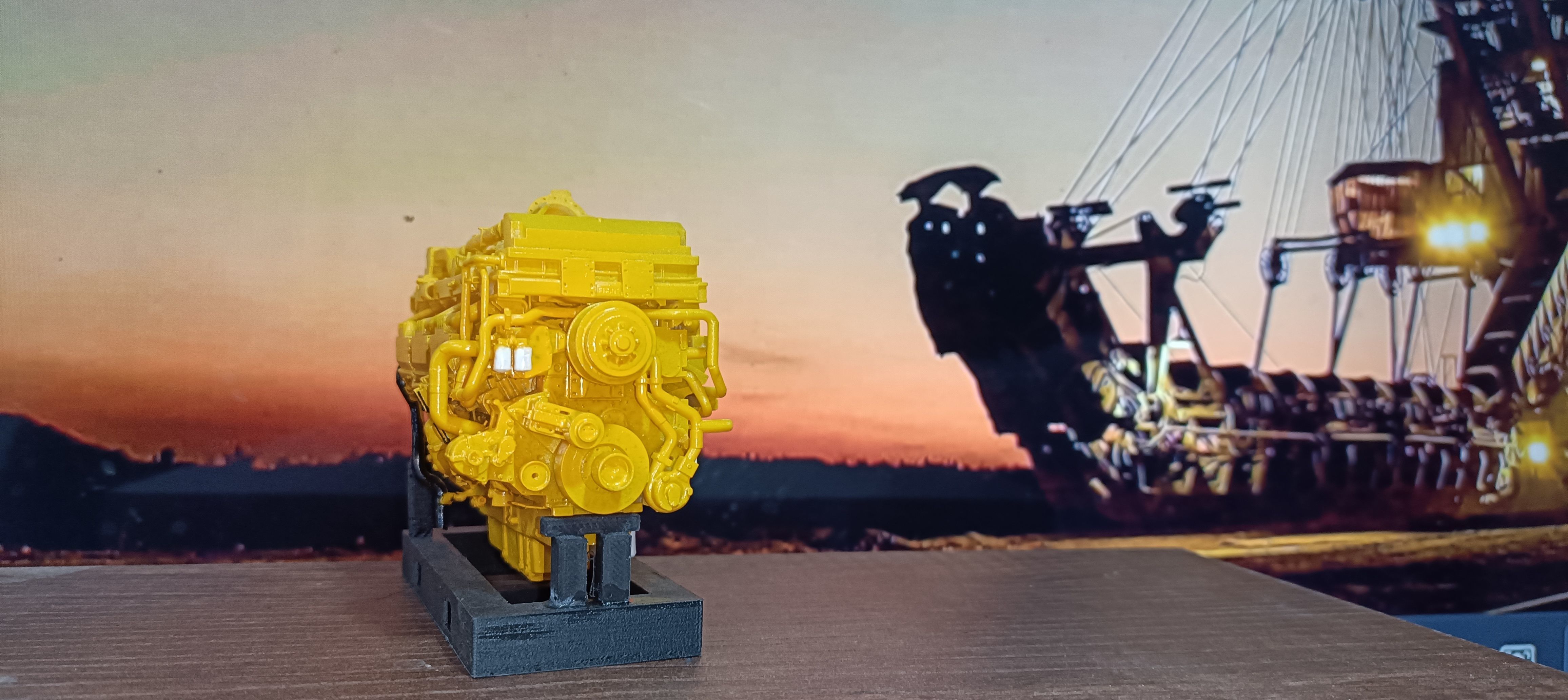 CUMMINS QSK78 MCRS DIESEL ENGINE 3D print model_21