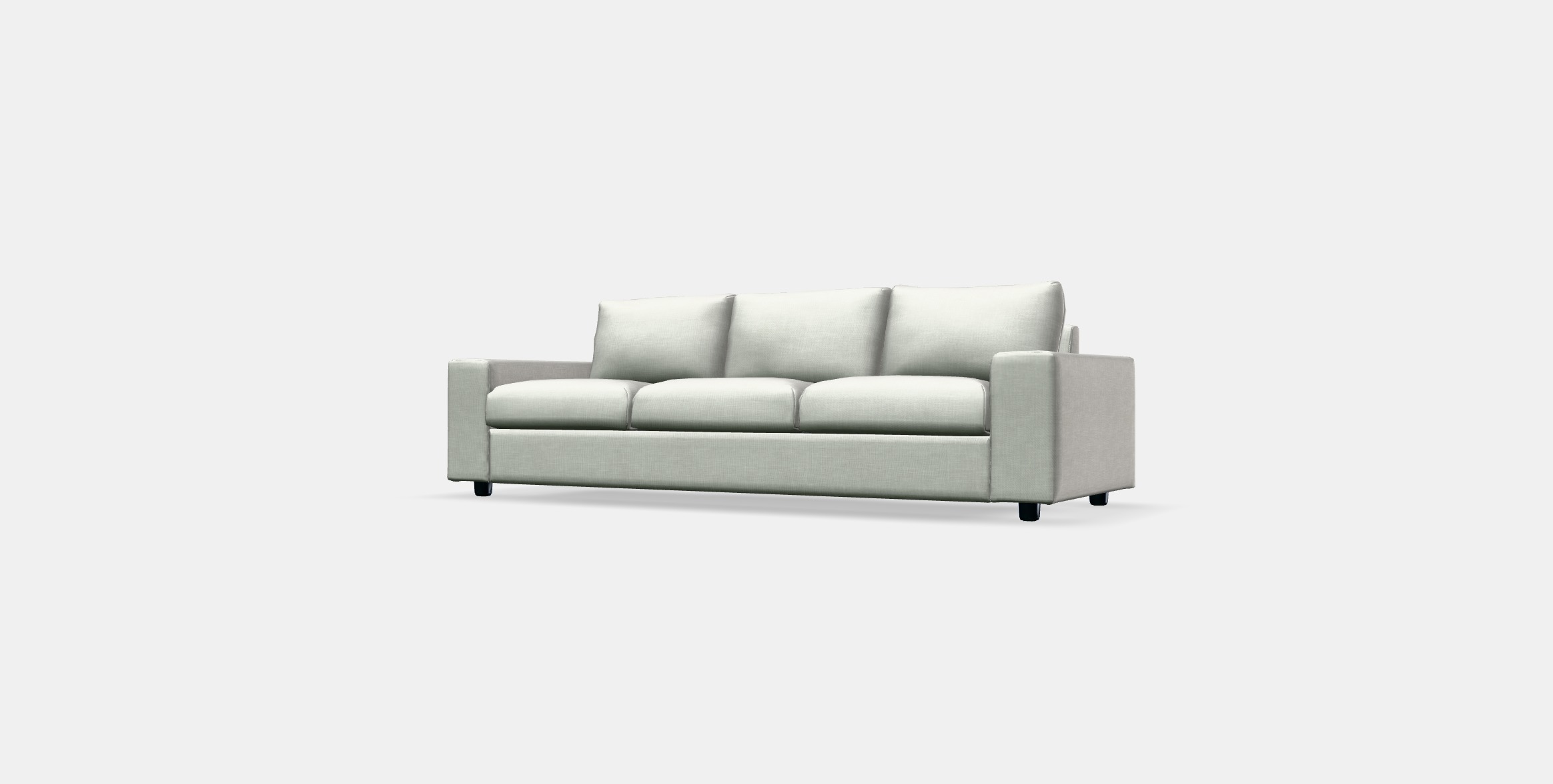 VIMLE 3-seat sofa 33 Low-poly 3D model_12