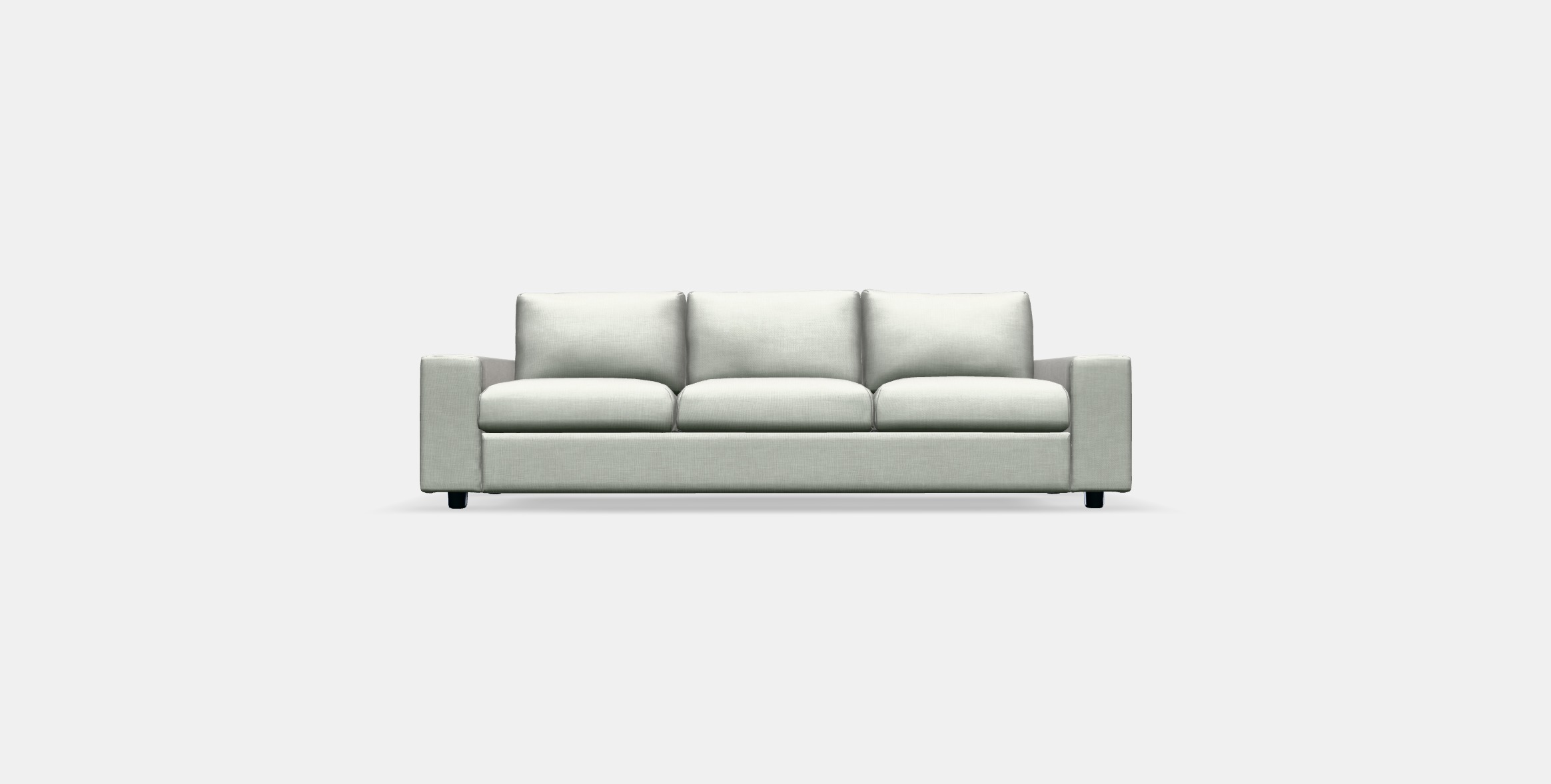 VIMLE 3-seat sofa 33 Low-poly 3D model_9