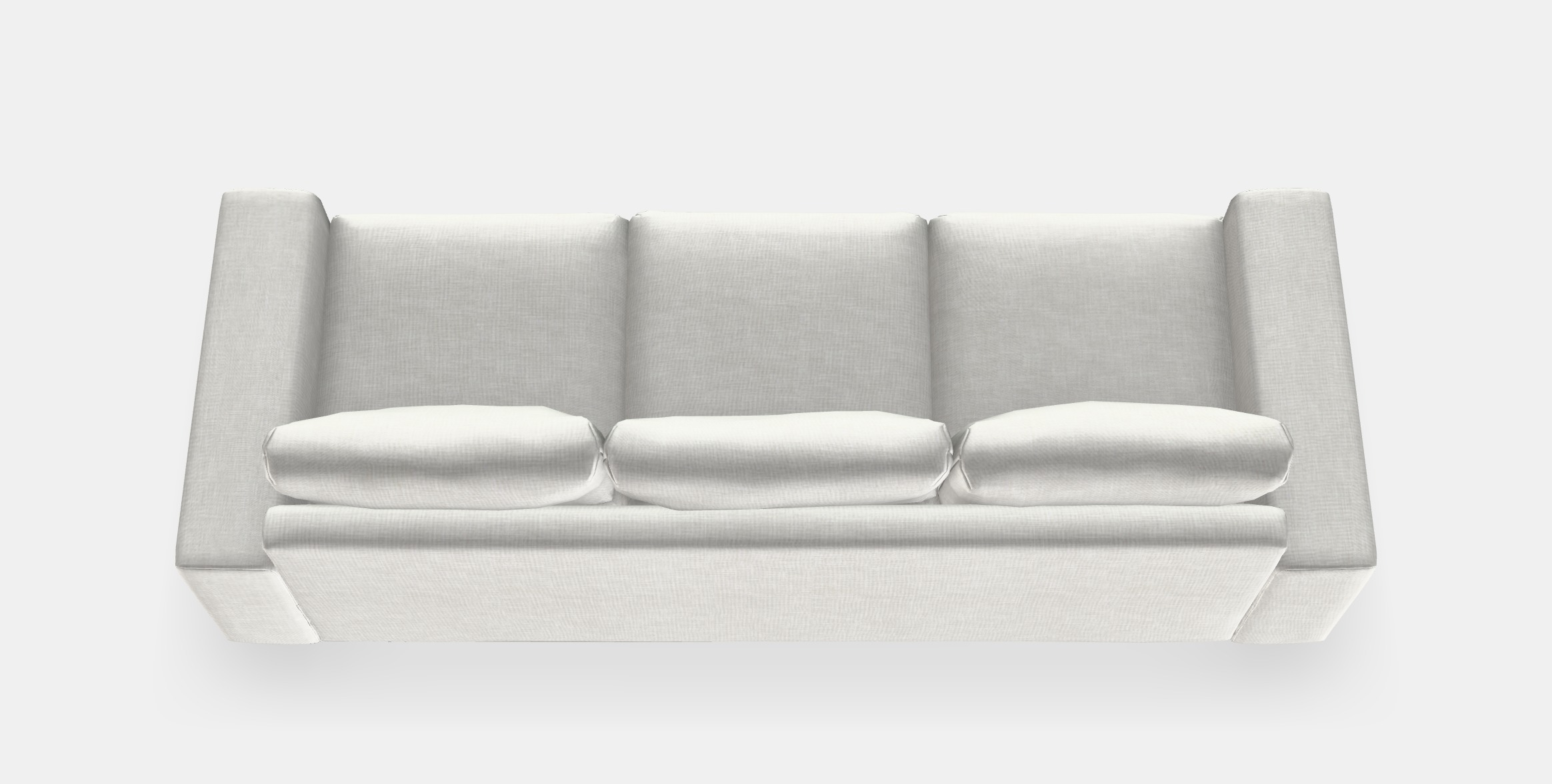 VIMLE 3-seat sofa 33 Low-poly 3D model_3