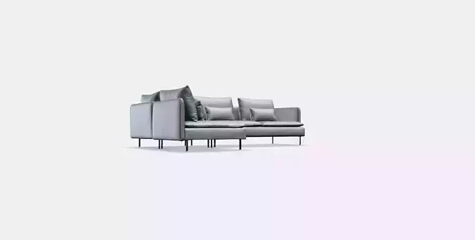 SODERHAMN Corner sofa 4-seat 2