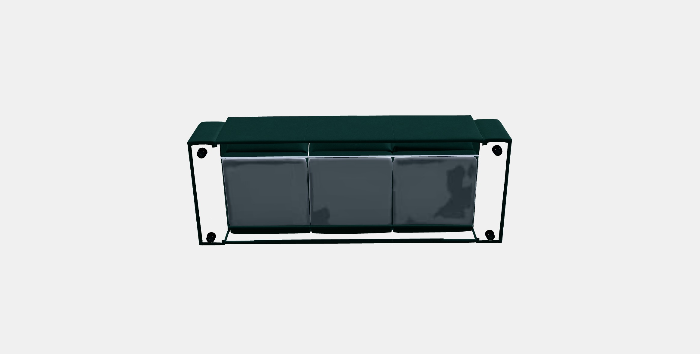 VIMLE 3-seat sofa 34 Low-poly 3D model_6