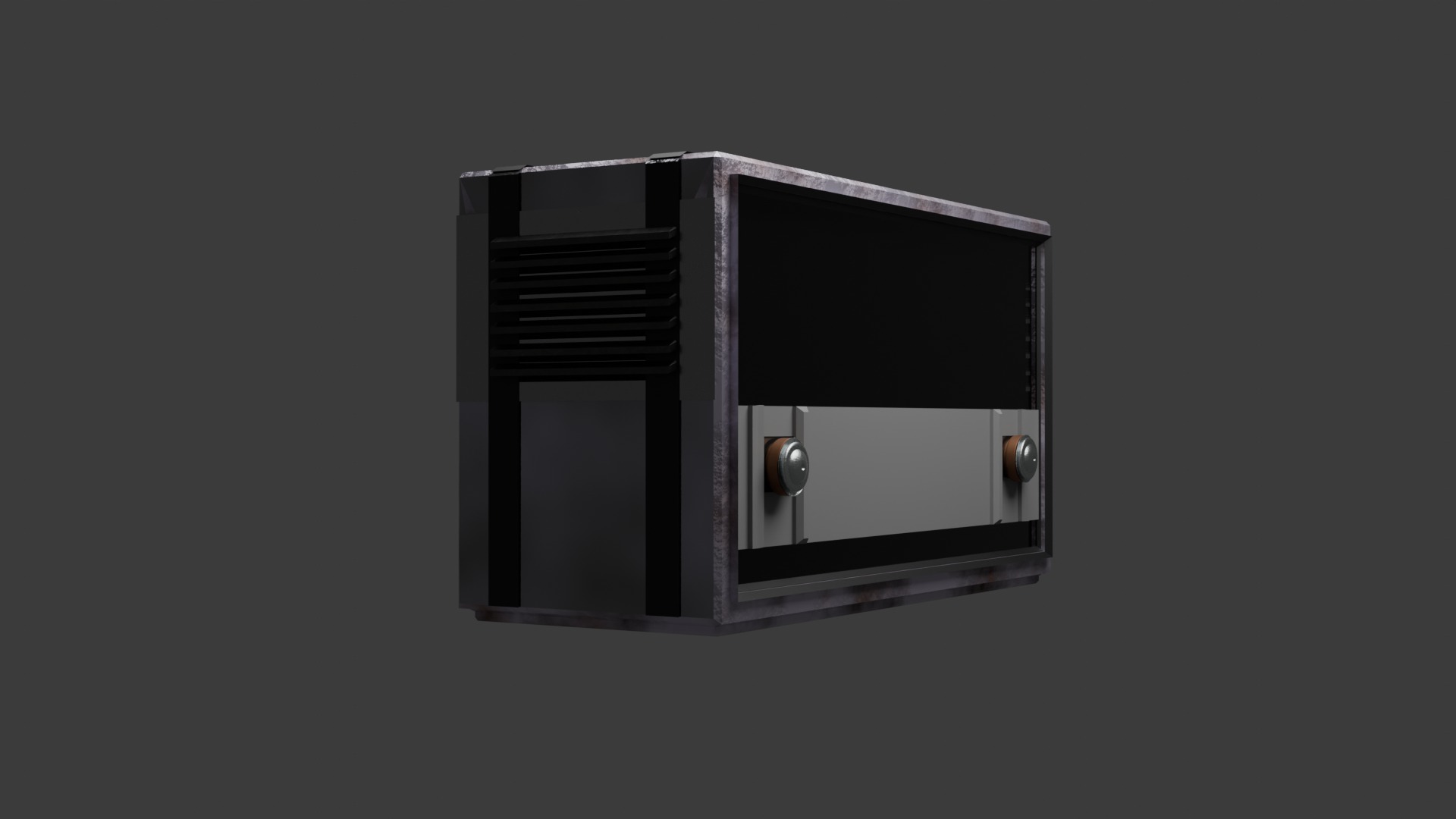 Radio 4 Game Props Low-poly 3D model_3