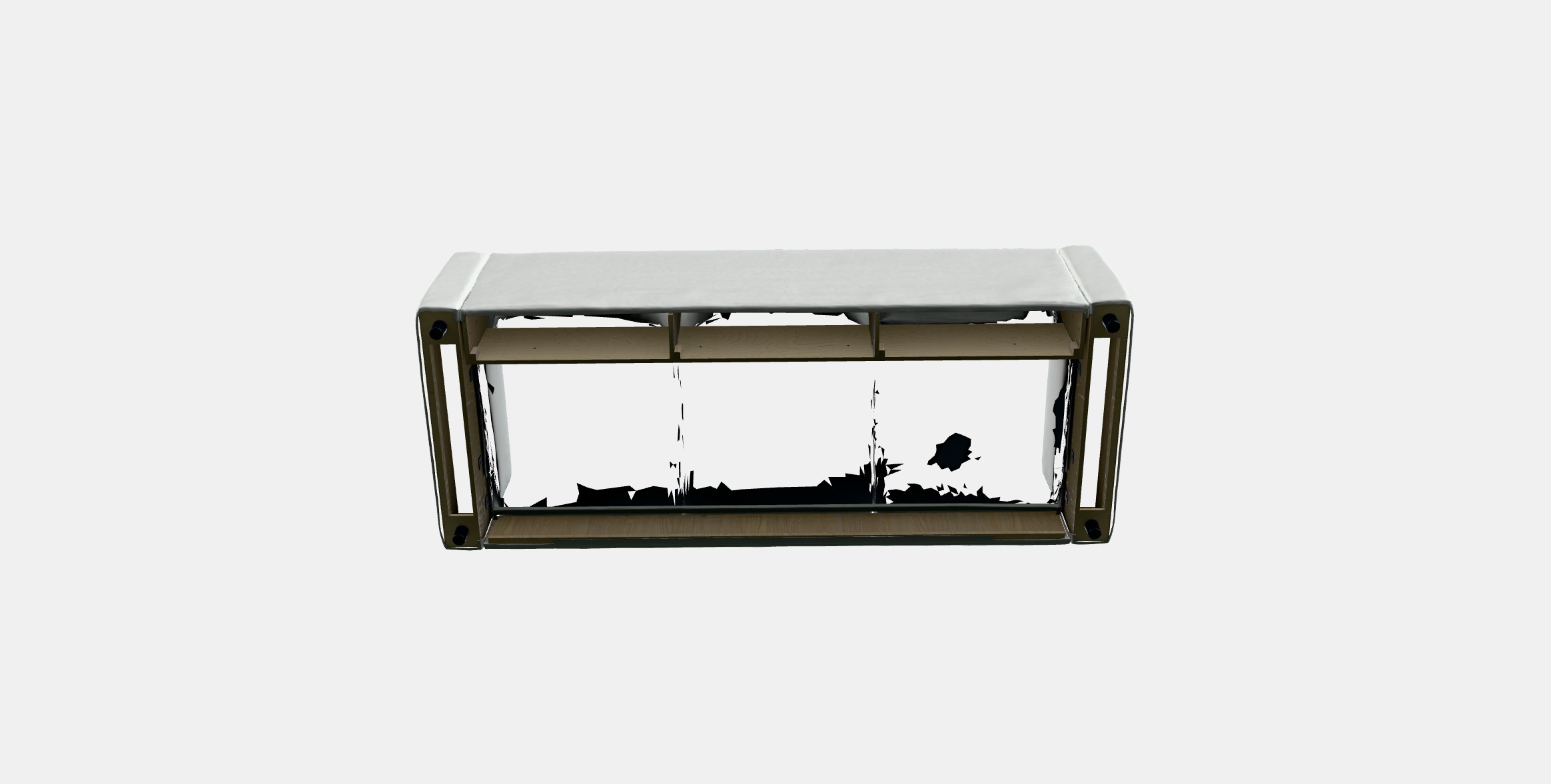 VIMLE 3-seat sofa 35 Low-poly 3D model_6