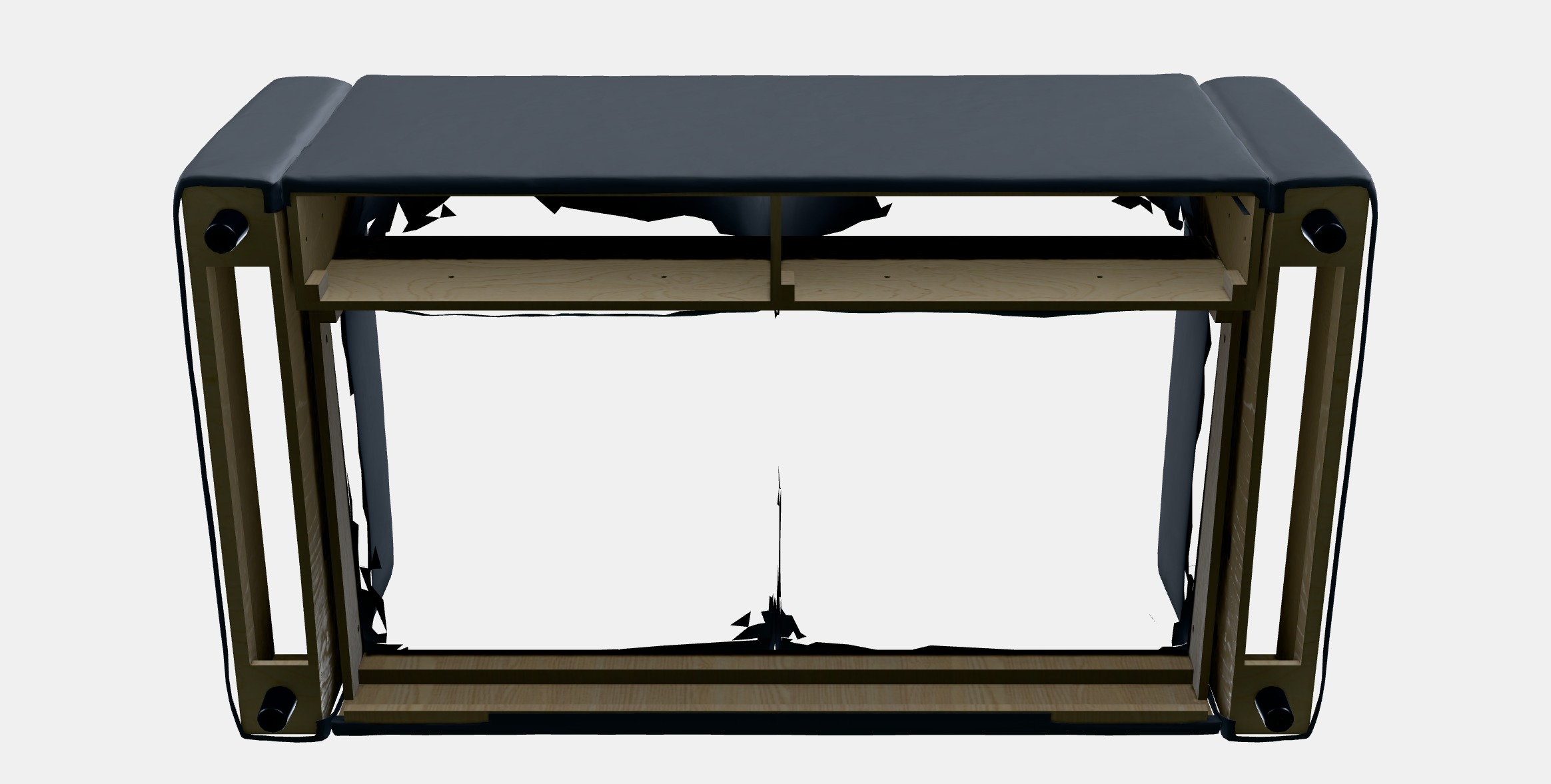 VIMLE 2-seat sofa 11 Low-poly 3D model_8