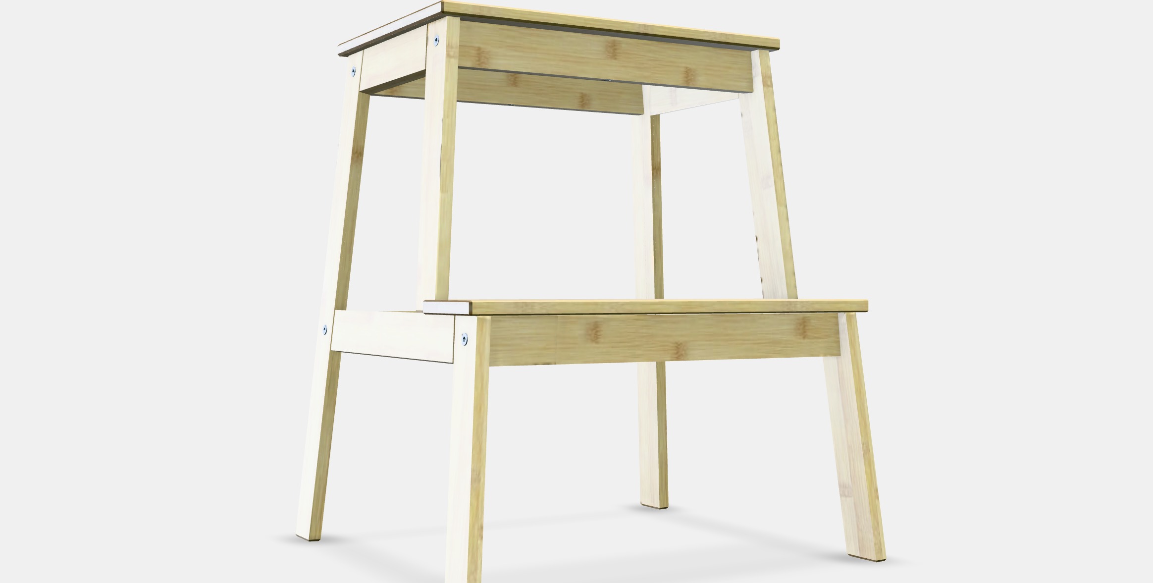 TENHULT Step stool Low-poly 3D model_8