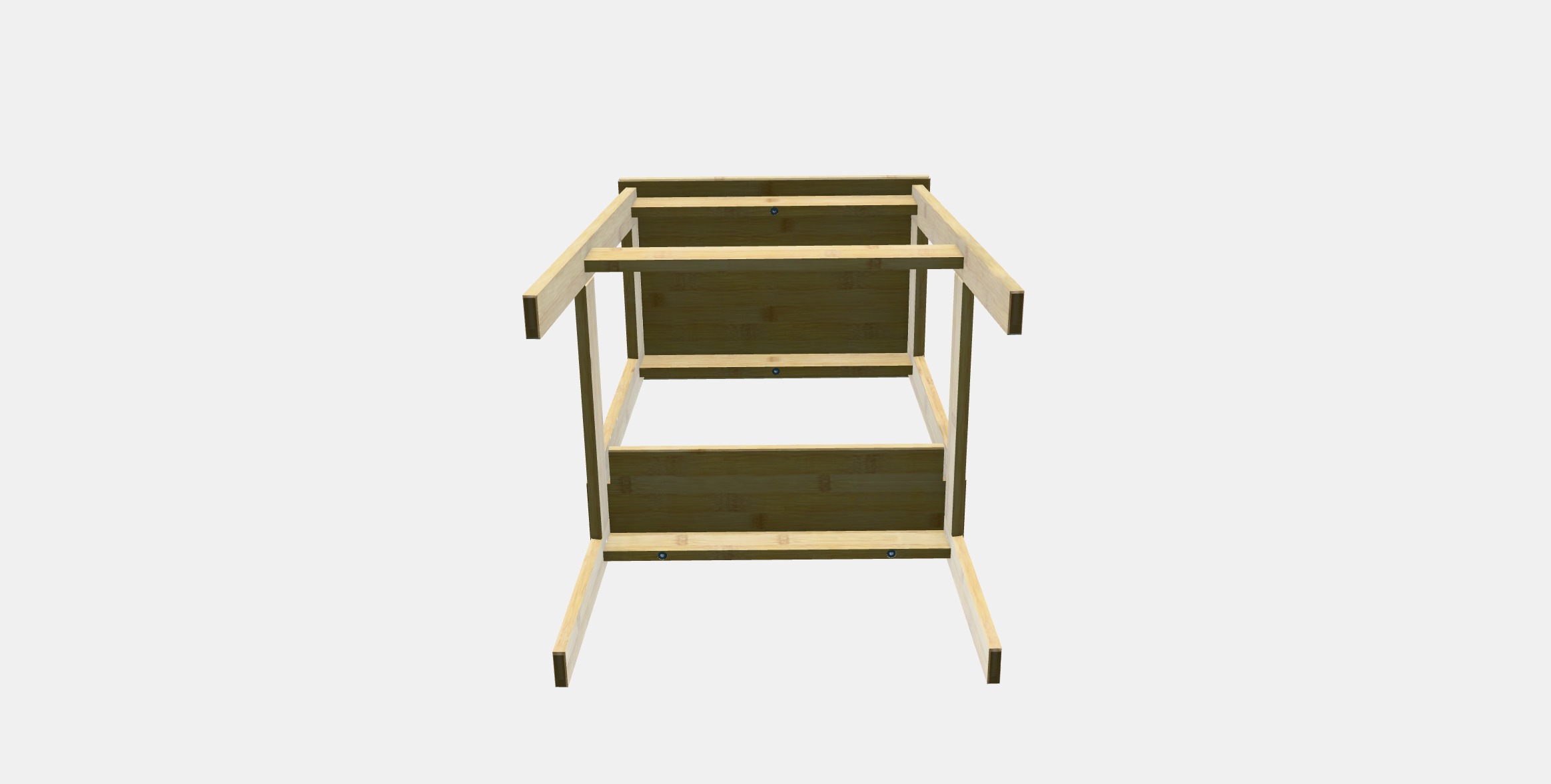 TENHULT Step stool Low-poly 3D model_5