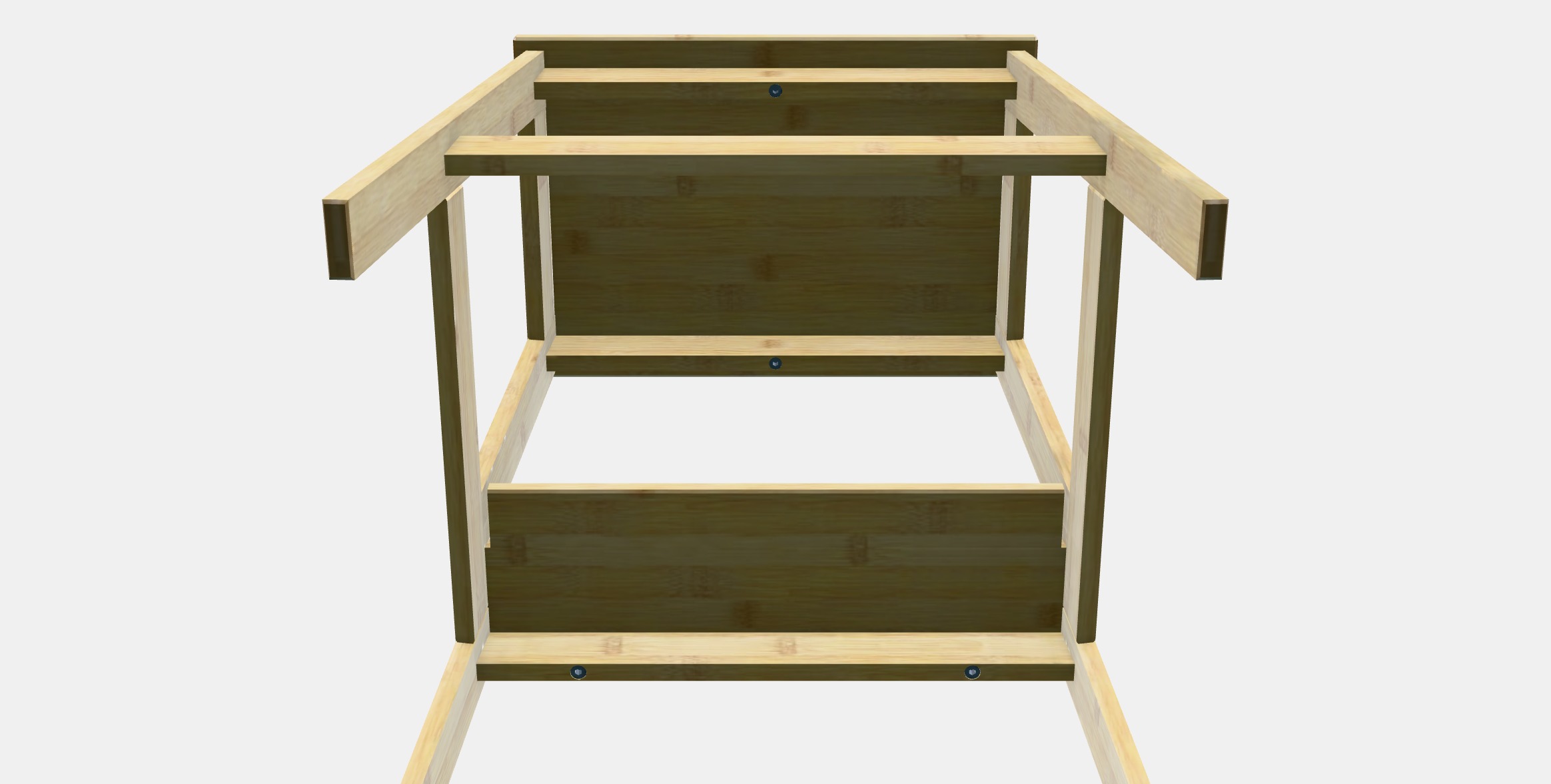 TENHULT Step stool Low-poly 3D model_12