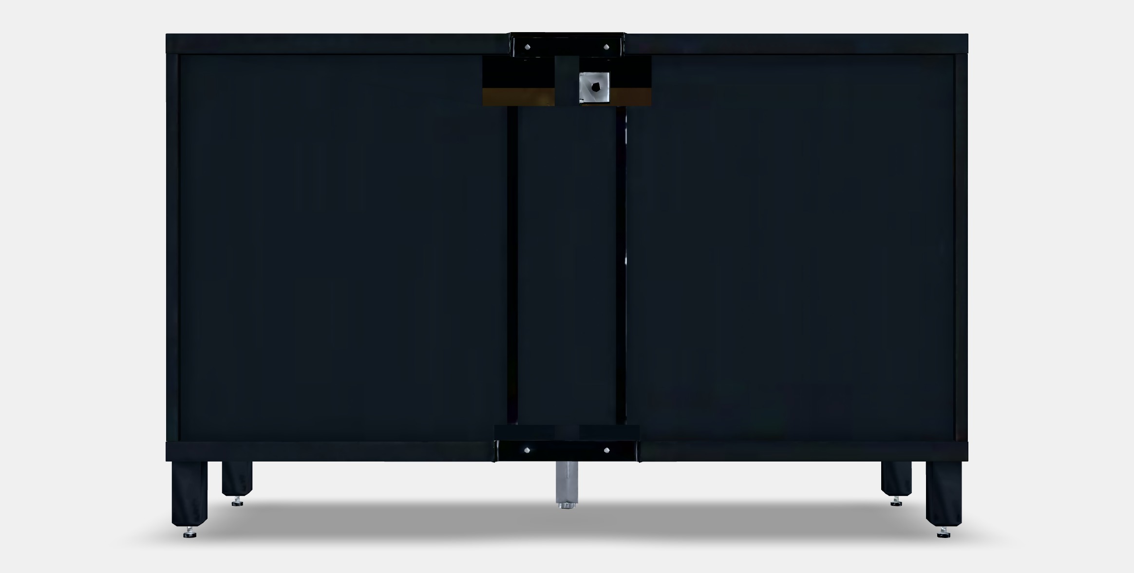 BESTA Storage combination with doors 77 Low-poly 3D model_15