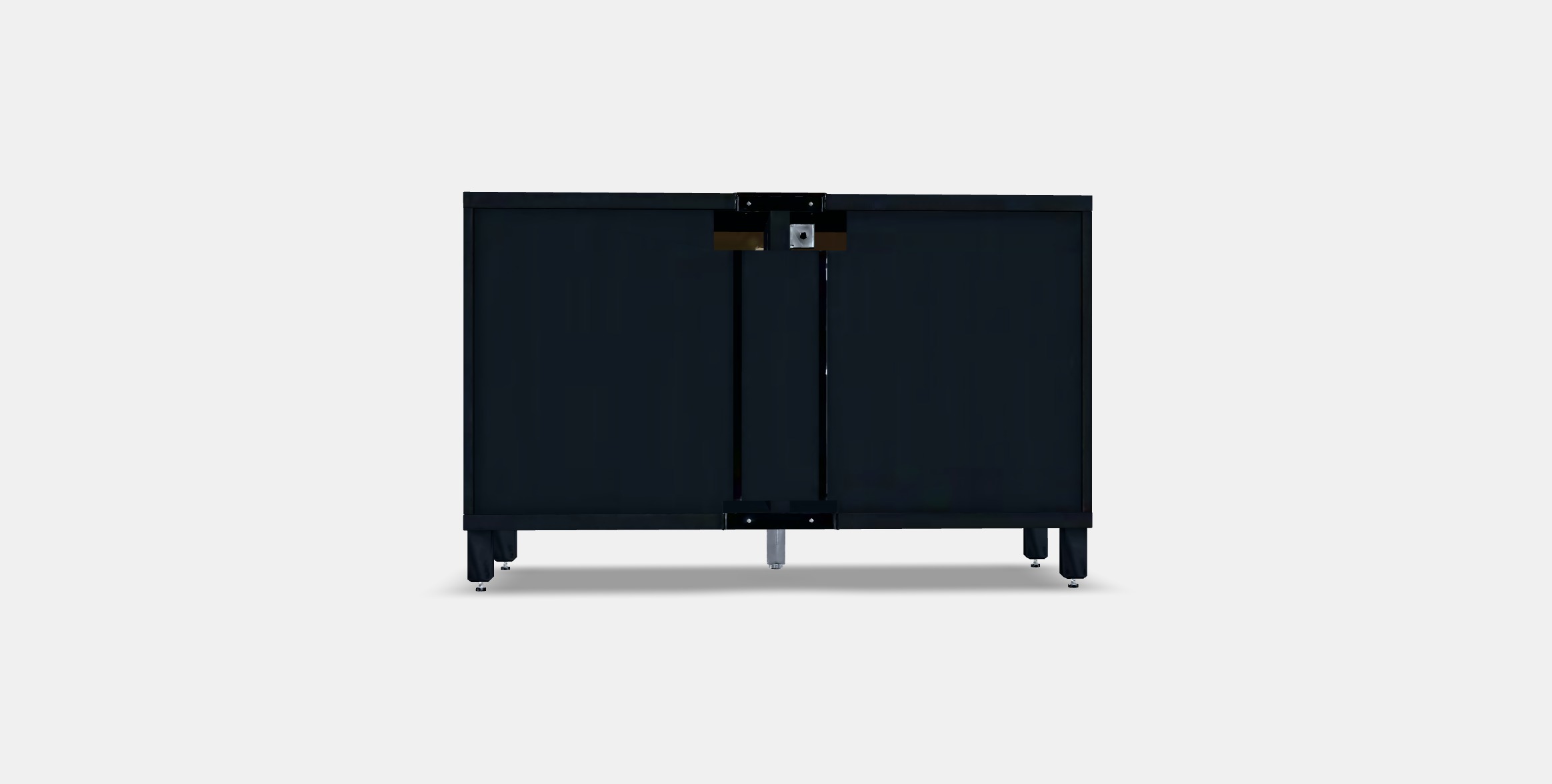 BESTA Storage combination with doors 77 Low-poly 3D model_14