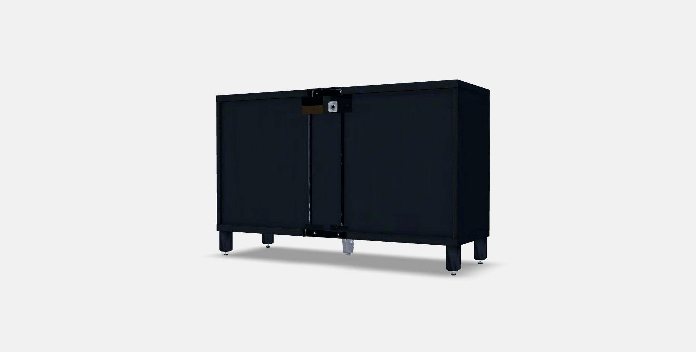 BESTA Storage combination with doors 77 Low-poly 3D model_6