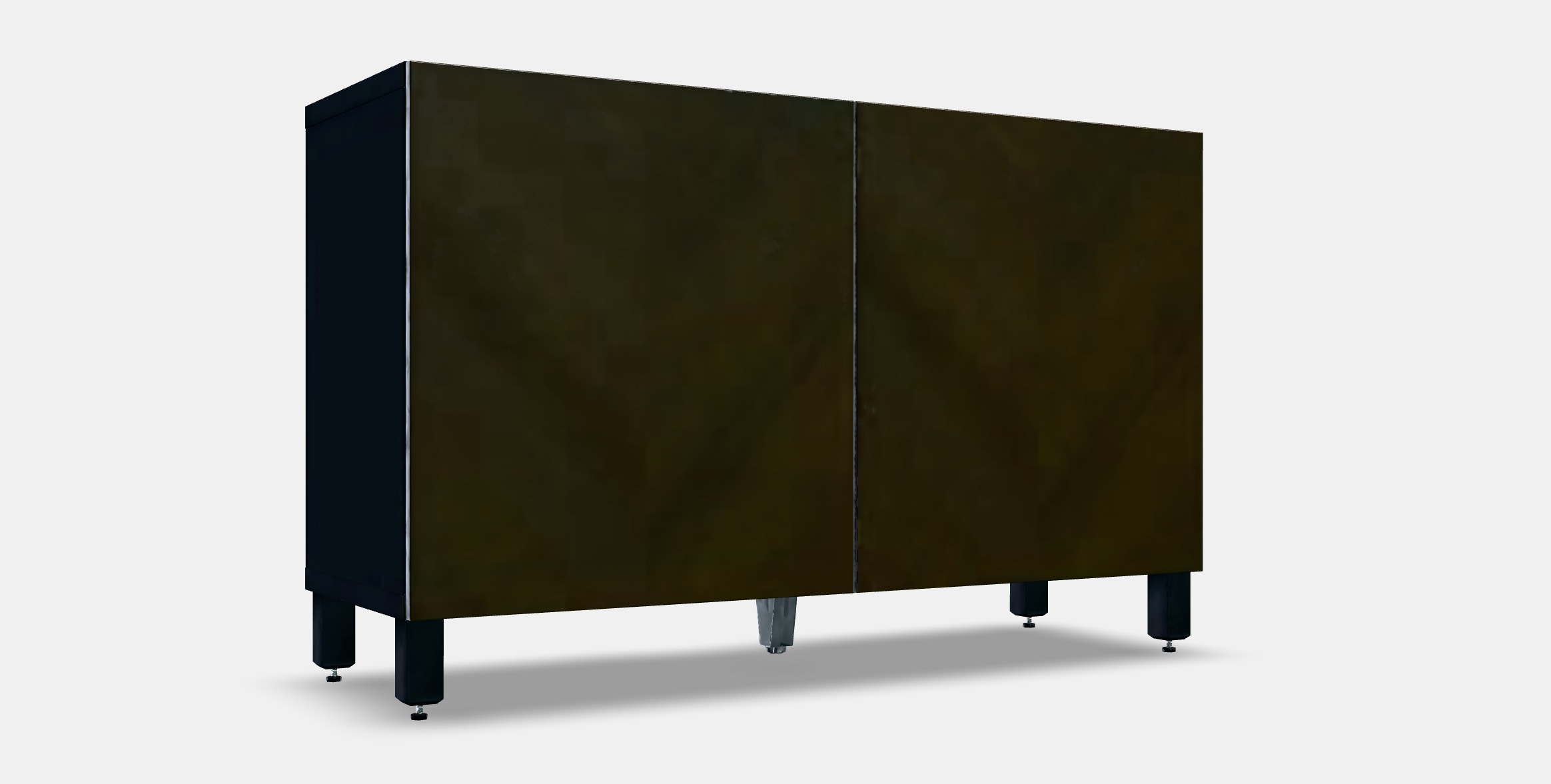 BESTA Storage combination with doors 77 Low-poly 3D model_9