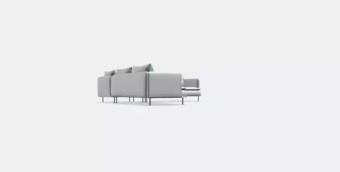 SODERHAMN Corner sofa 6-seat 1