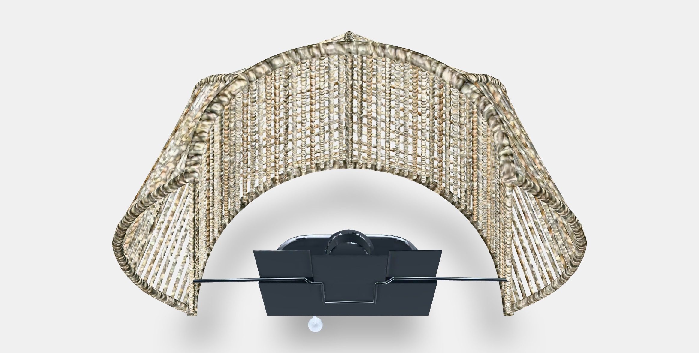 MANALG Wall lamp Low-poly 3D model_7