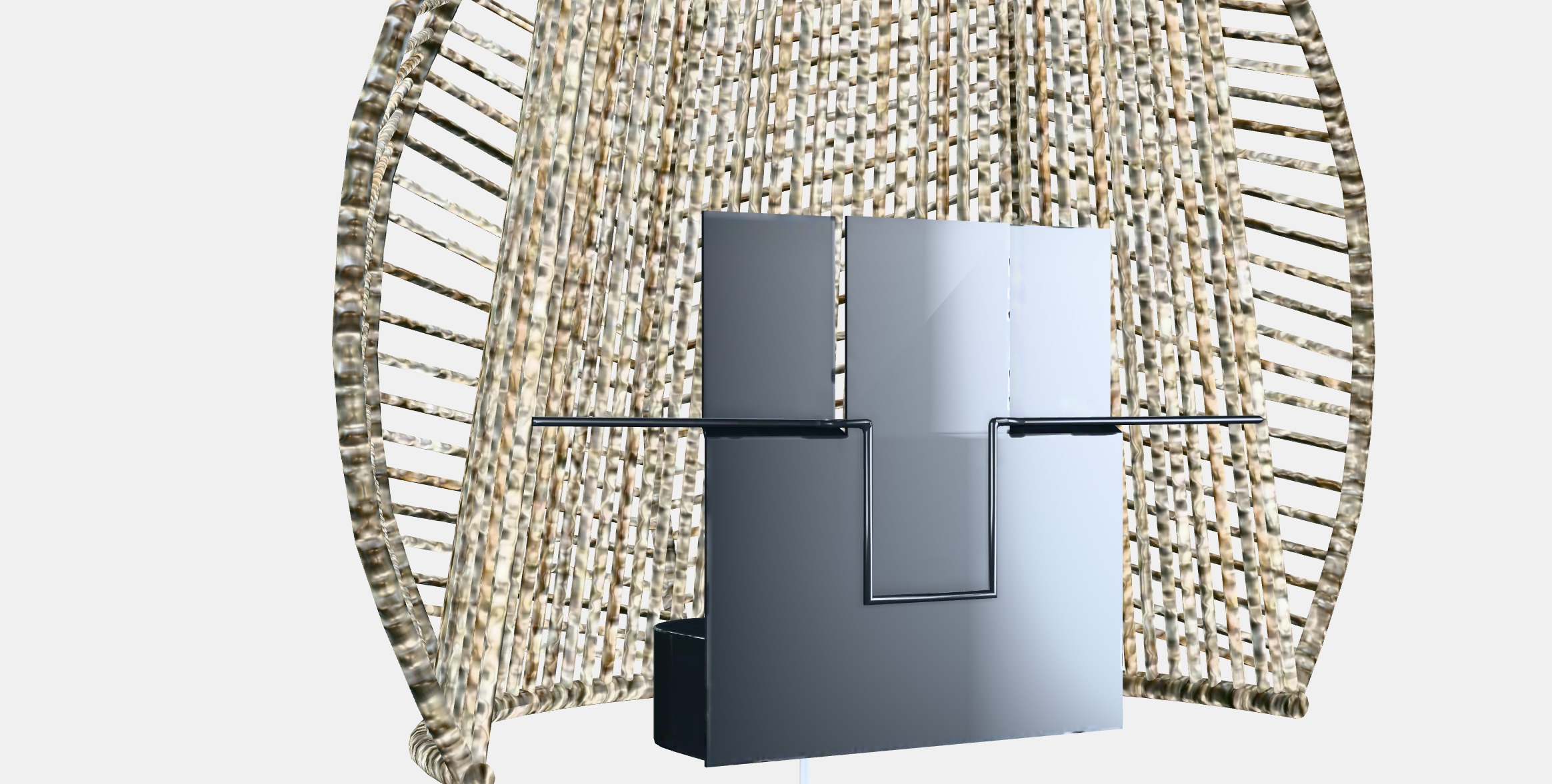 MANALG Wall lamp Low-poly 3D model_5