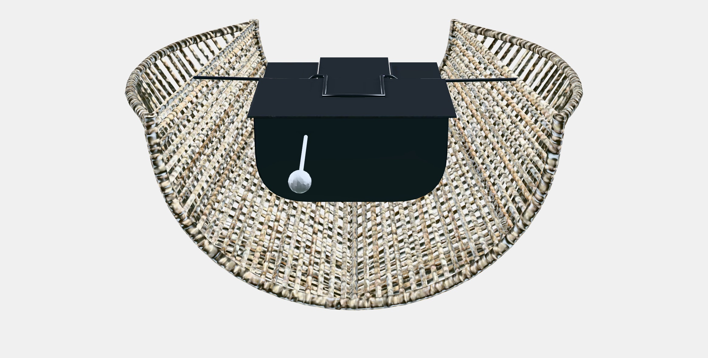 MANALG Wall lamp Low-poly 3D model_14