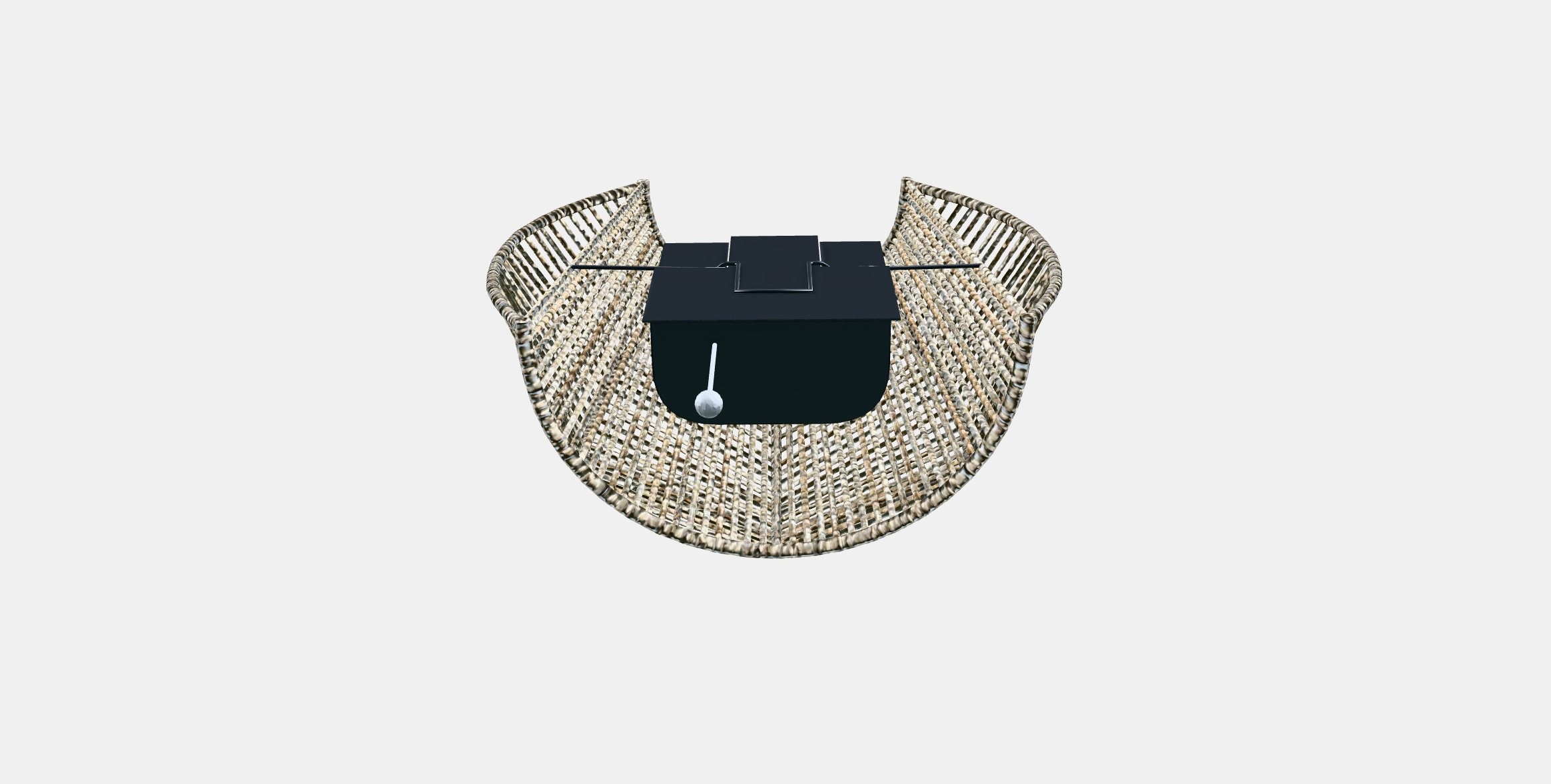 MANALG Wall lamp Low-poly 3D model_3