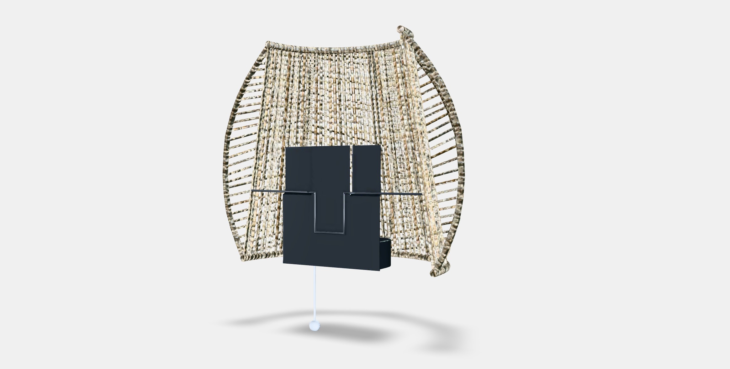 MANALG Wall lamp Low-poly 3D model_6