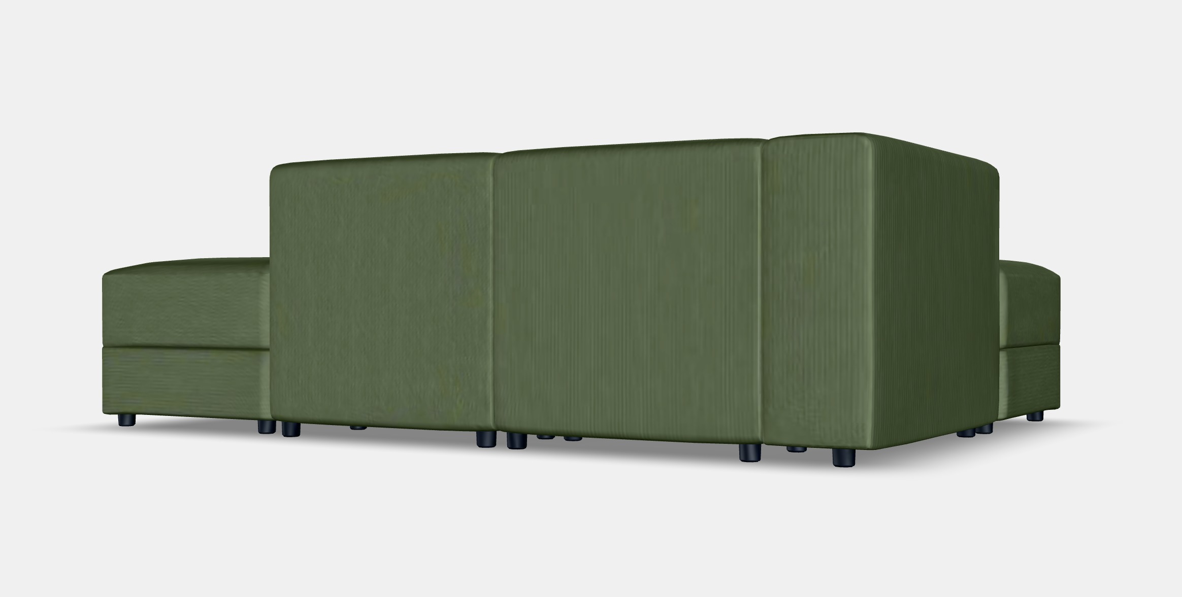 JATTEBO Lounger modules Low-poly 3D model_9