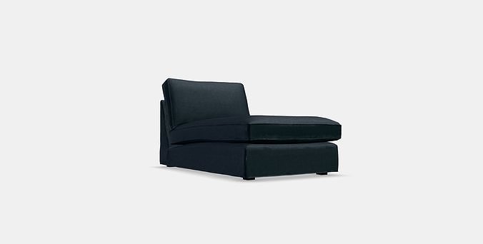 KIVIK Lounge chair 2 Low-poly 3D model