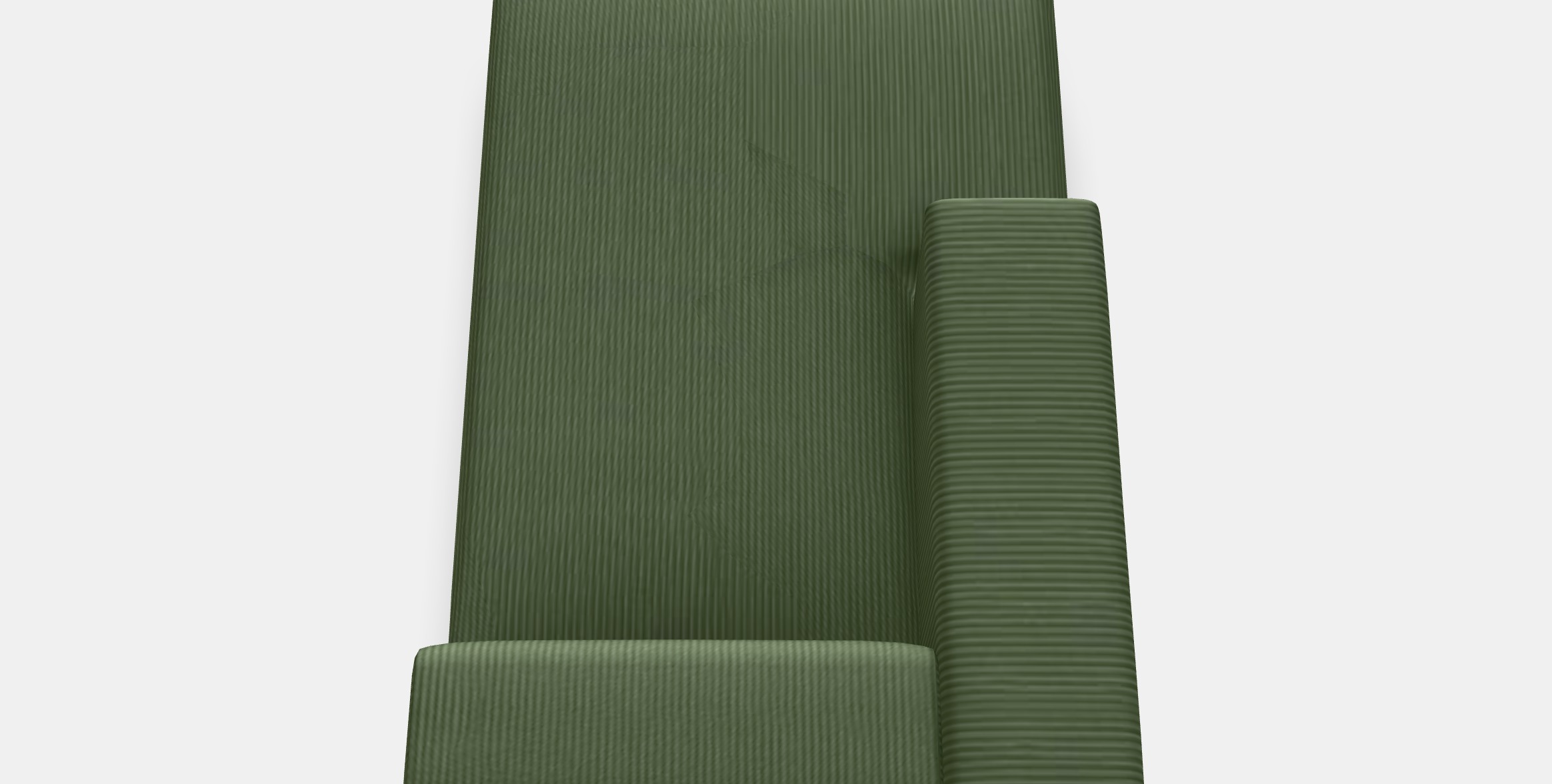 JATTEBO Chaise longue module left 1 Low-poly 3D model_5