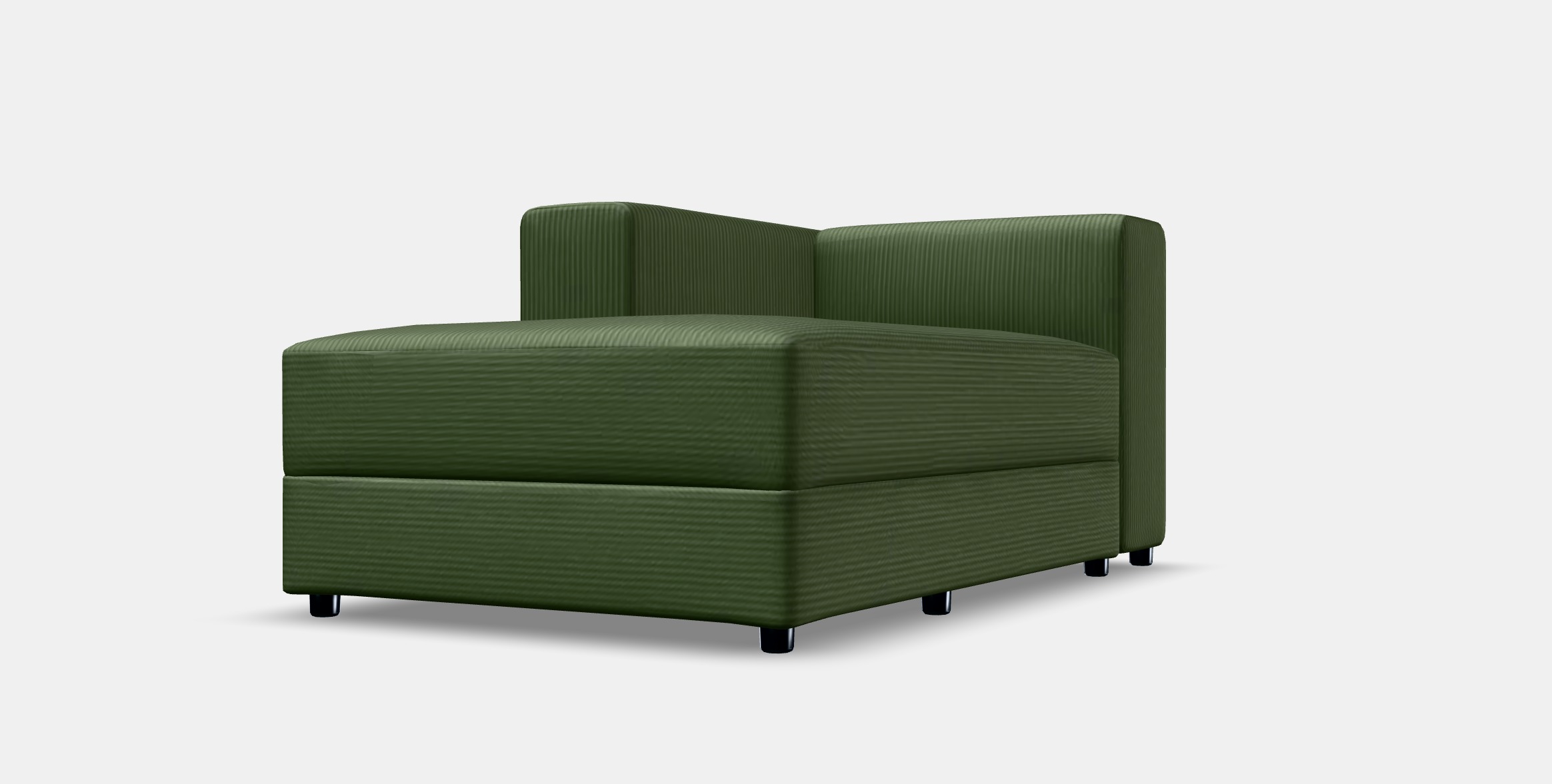 JATTEBO Chaise longue module left 1 Low-poly 3D model_13