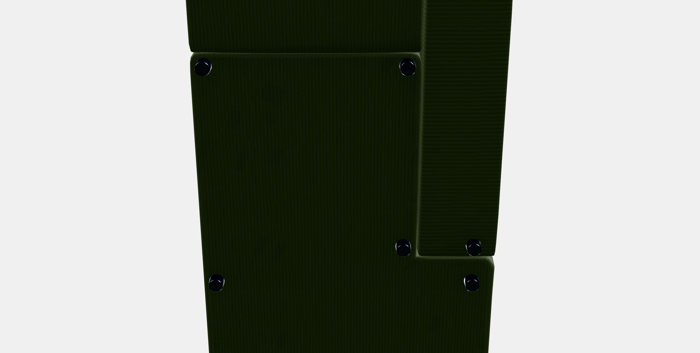 JATTEBO Chaise longue module left 1 Low-poly 3D model_10