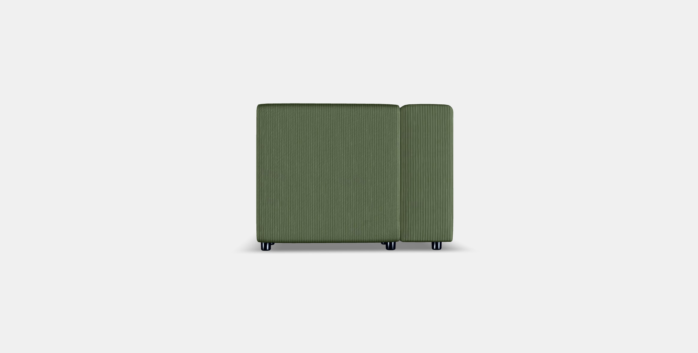 JATTEBO Chaise longue module left 1 Low-poly 3D model_14