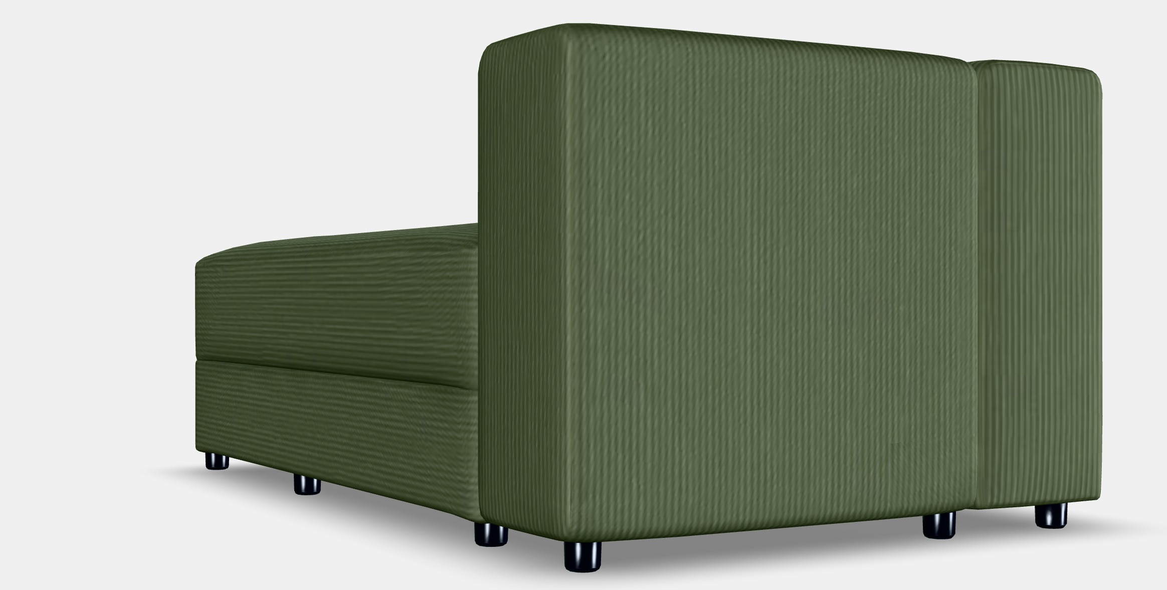 JATTEBO Chaise longue module left 1 Low-poly 3D model_6