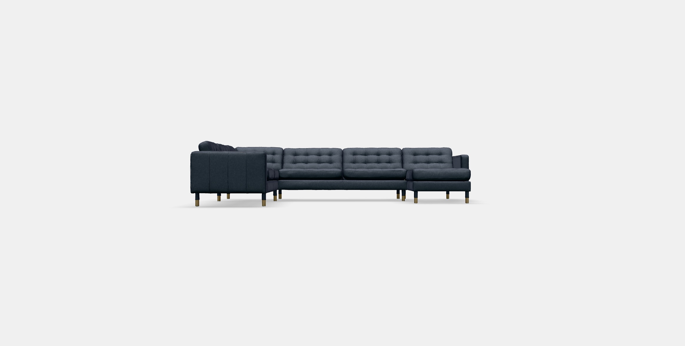 LANDSKRONA Corner sofa 6-seat 6 Low-poly 3D model_11