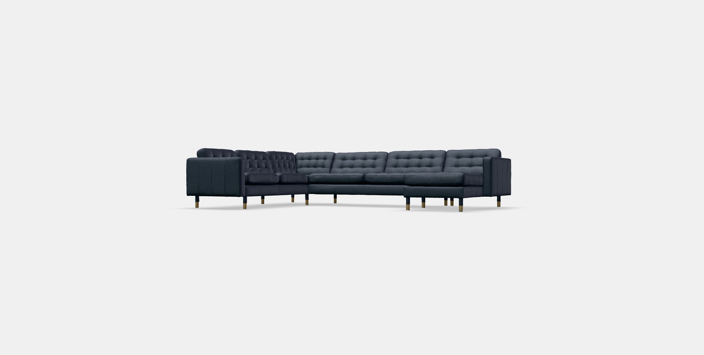 LANDSKRONA Corner sofa 6-seat 6 Low-poly 3D model_12