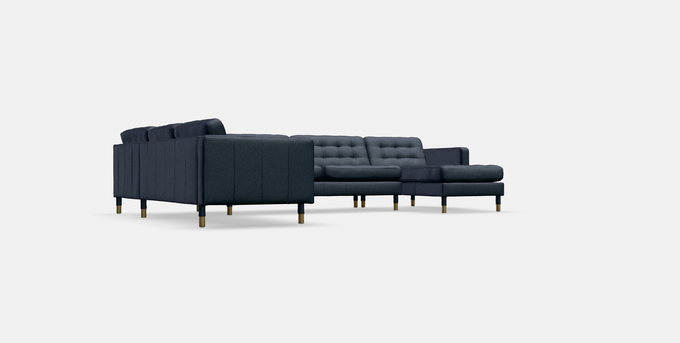 LANDSKRONA Corner sofa 6-seat 6 Low-poly 3D model_8