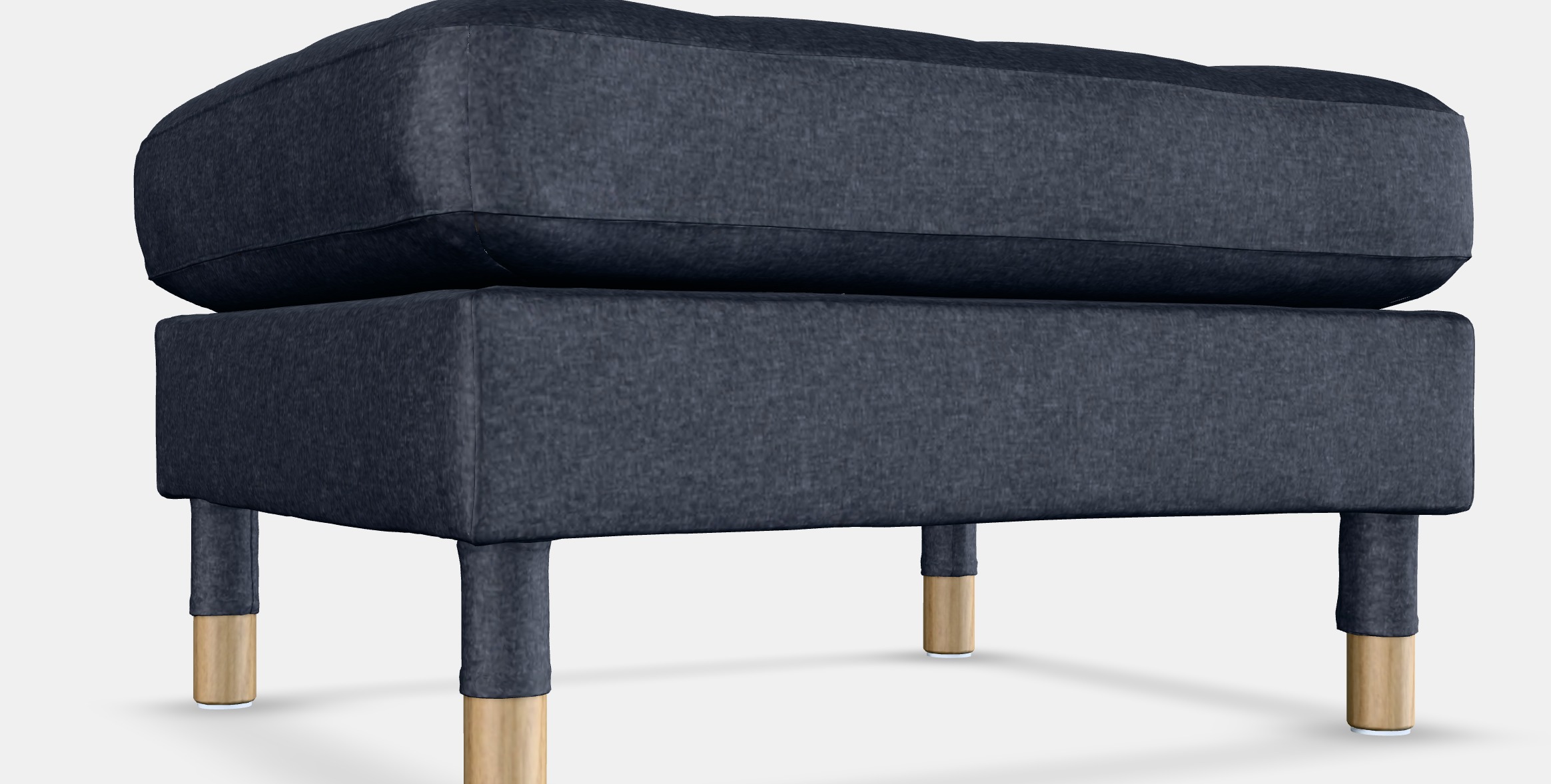 LANDSKRONA Footstool 7 Low-poly 3D model_5