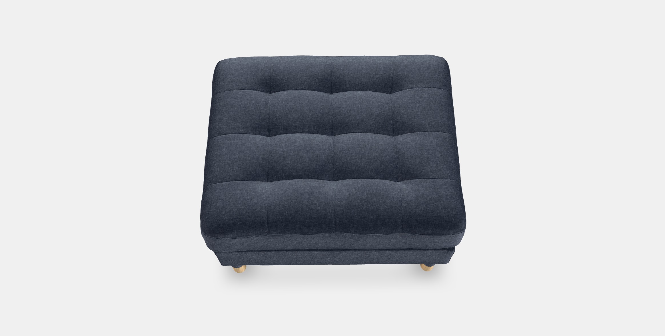 LANDSKRONA Footstool 7 Low-poly 3D model_3