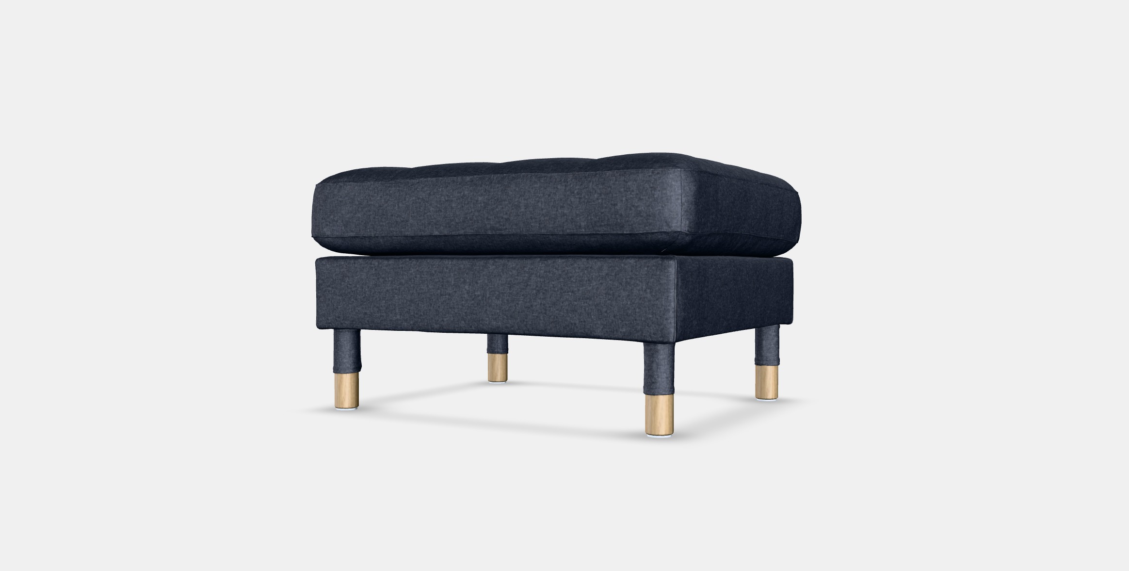 LANDSKRONA Footstool 7 Low-poly 3D model_4
