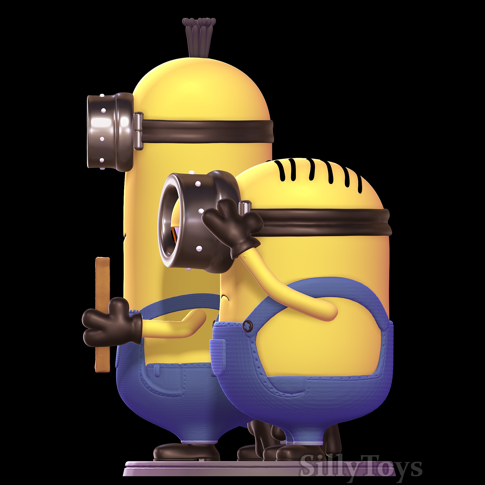 Minions Diorama 3D print model_3