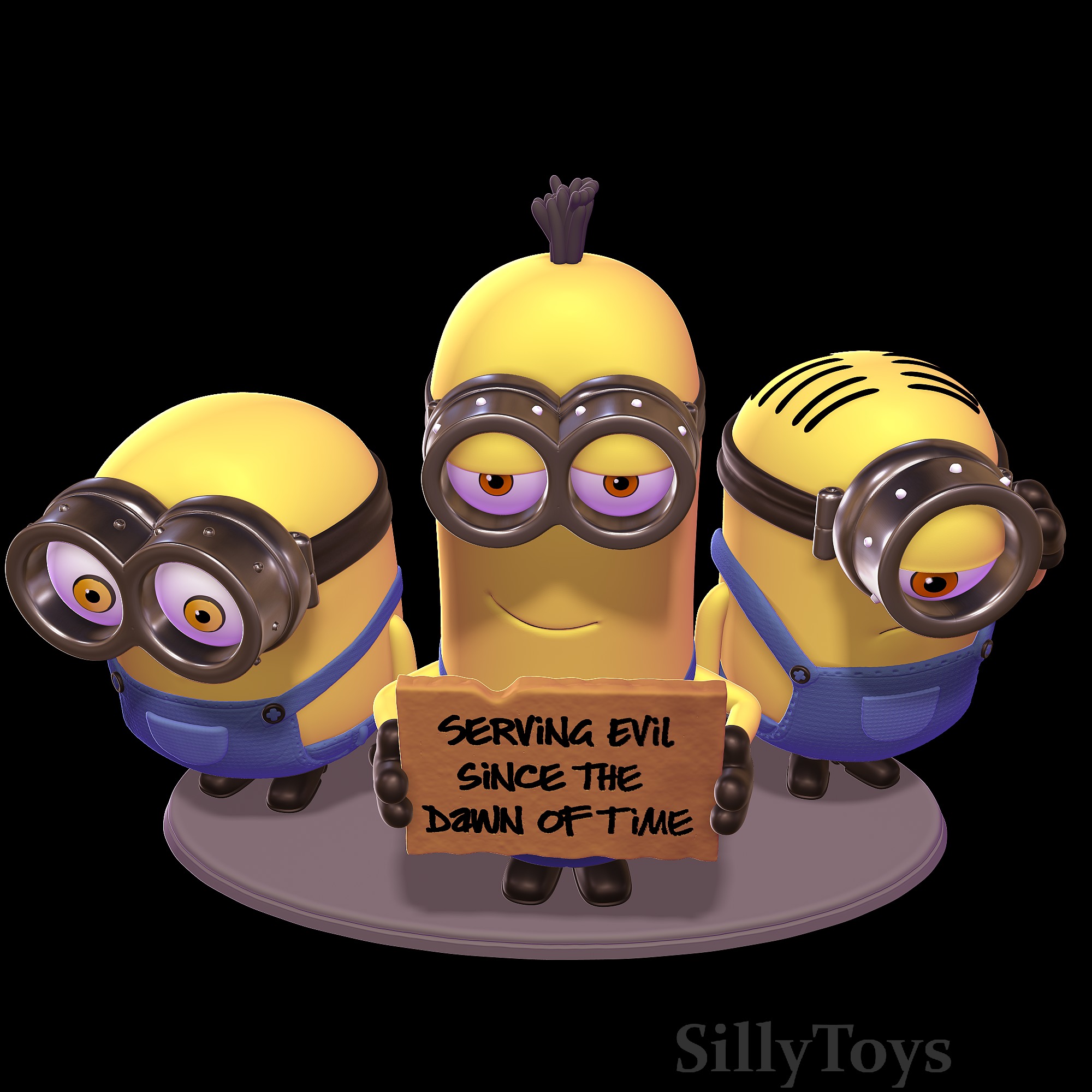 Minions Diorama 3D print model_4