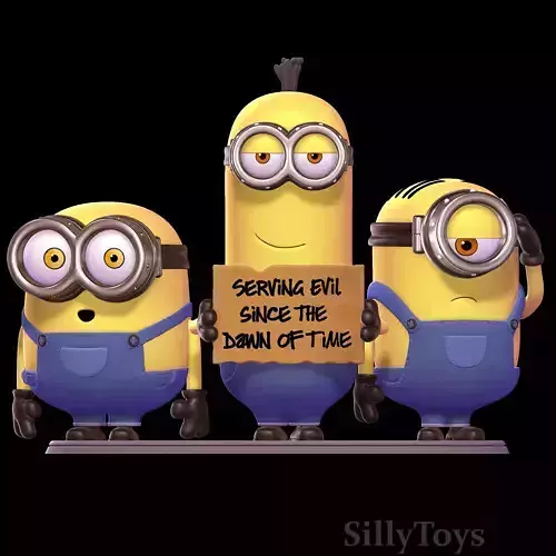 Minions Diorama 3D print model Minions Diorama 3D print model