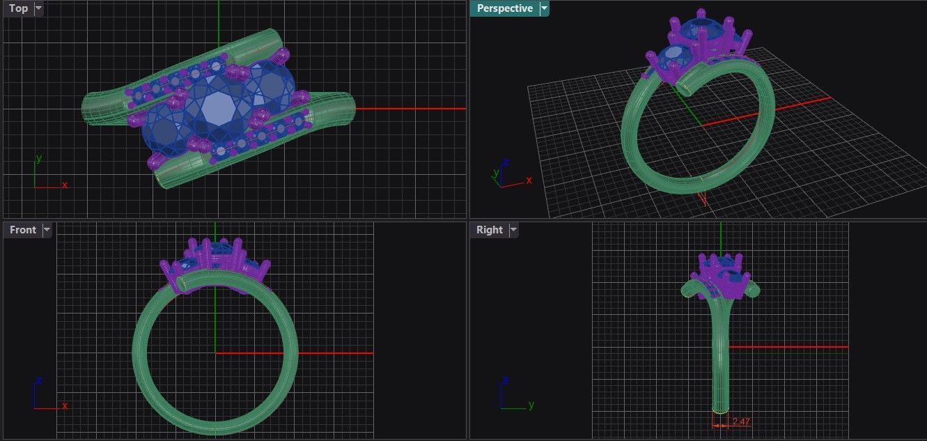 Bypass Ring Free 3D model_3