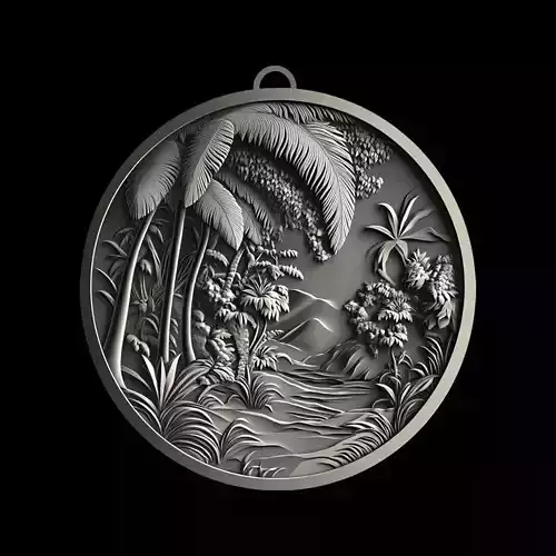 Shadowscape Oasis Relief