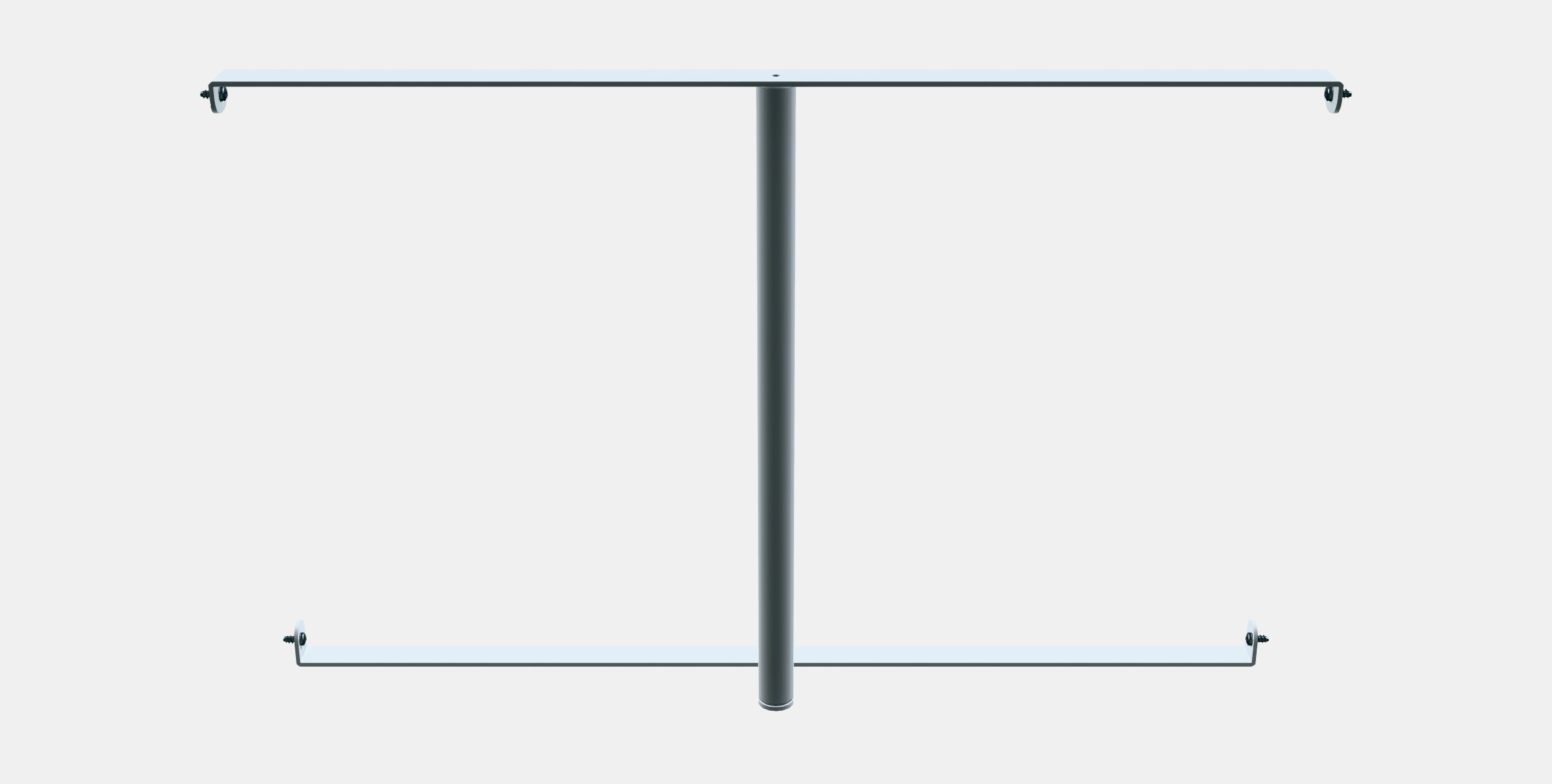 HJALPA Clothes rail 1 Low-poly 3D model_8