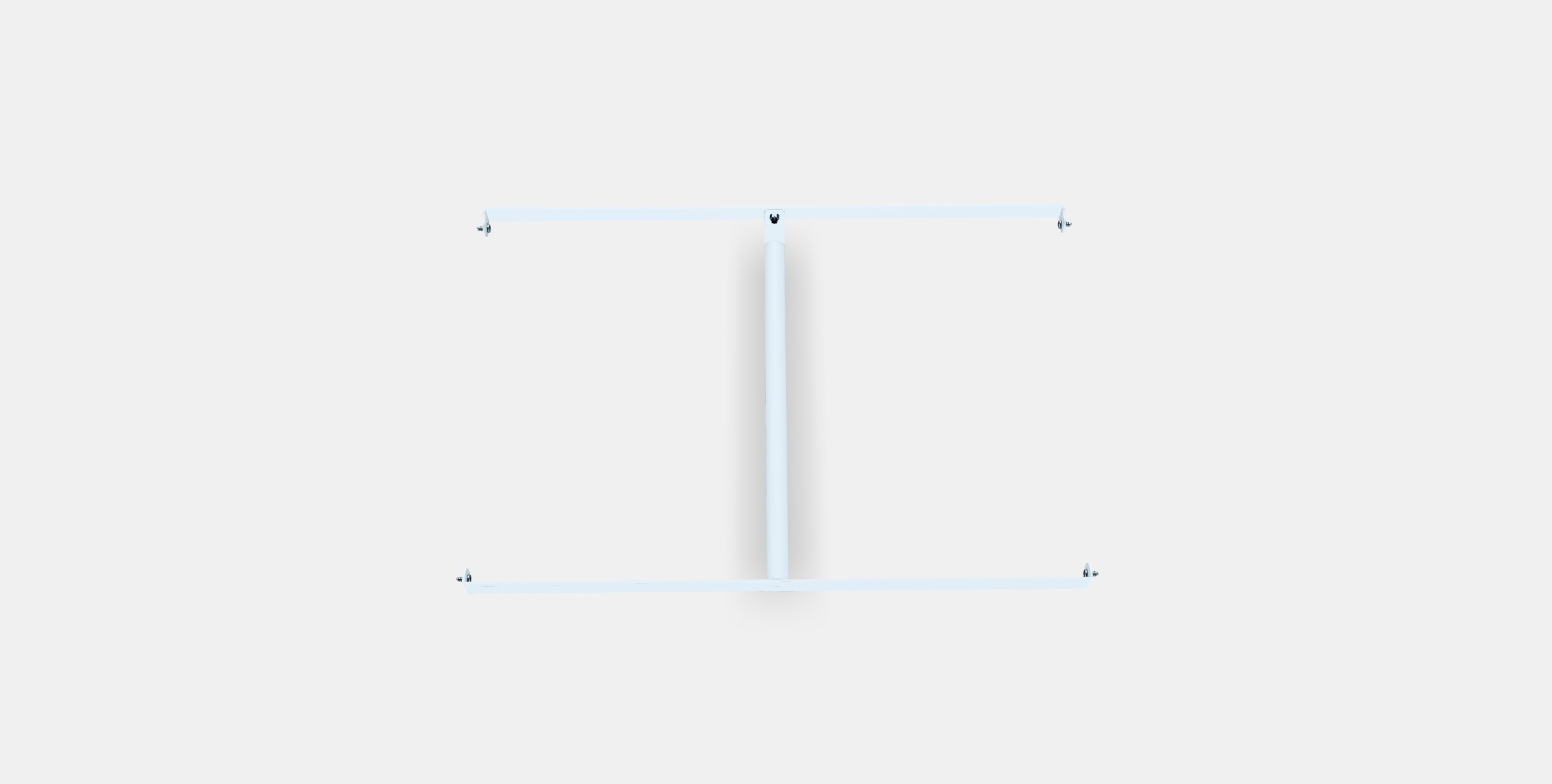 HJALPA Clothes rail 1 Low-poly 3D model_3